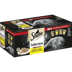 Selection Multipack Portionsbeutel Geflügel Variation 4 Varietäten in Sauce 40x85g