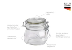 Serie Gothika, Einmachglas 300 ml, 6er Set