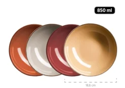 Serie Metallic Rim, Kombiservice 16 teilig für 4 Personen