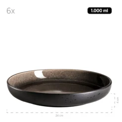 Serie Niara, Tafelservice 12 teilig für 6 Personen