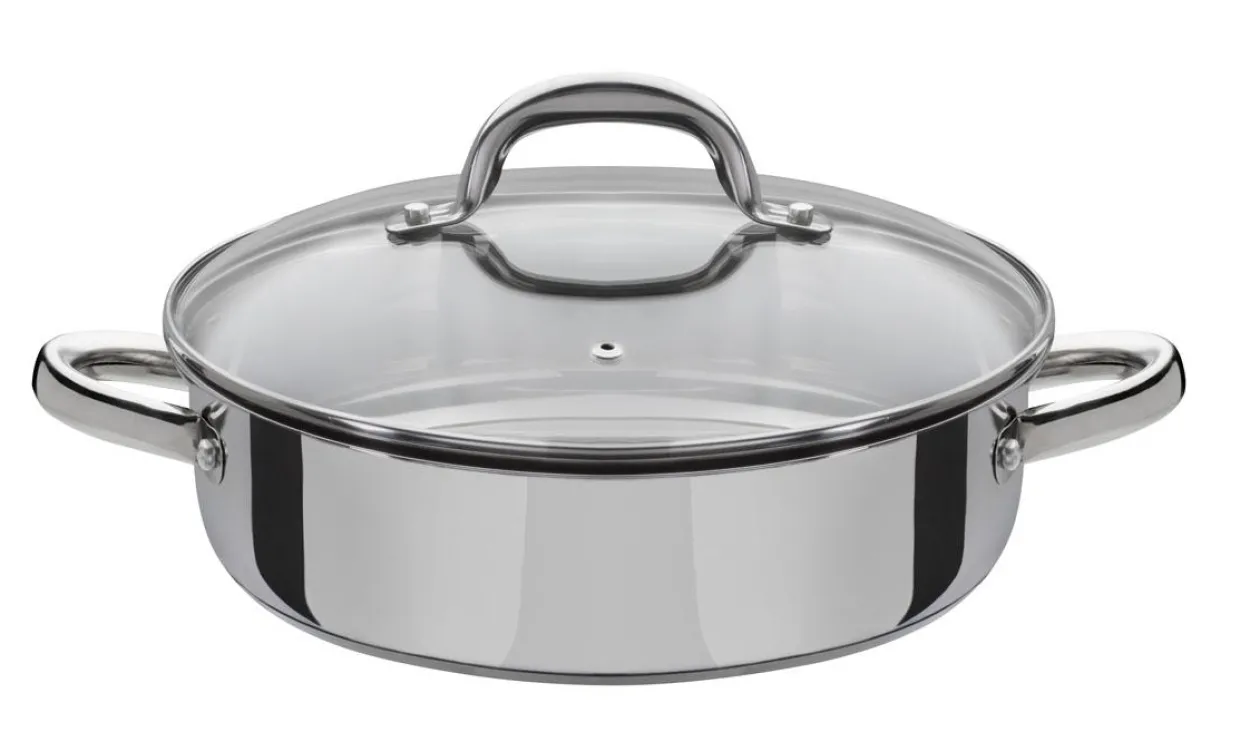 Servierpfanne Montreal mit Glasdeckel 24cm