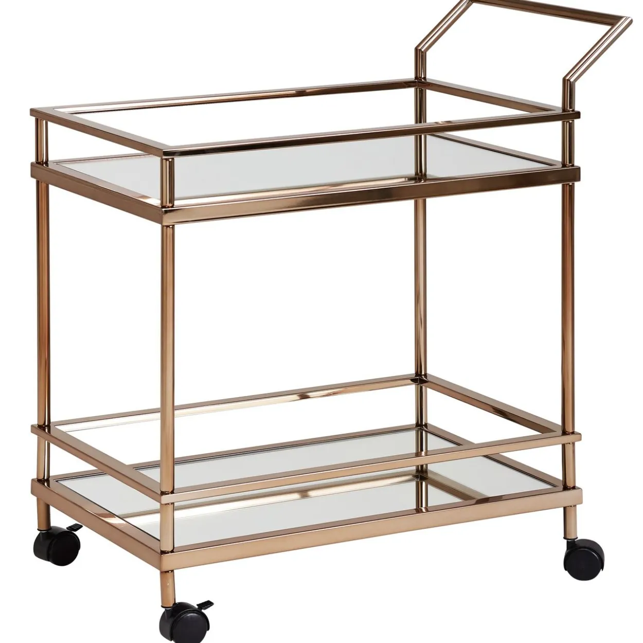 Servierwagen 84 x 65 x 45 cm Gold