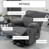 Sessel mit Aufstehhilfe Elektrischer Relaxsessel mit Massagefunktion