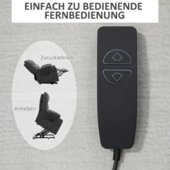 Sessel mit Aufstehhilfe Elektrischer Relaxsessel mit Massagefunktion