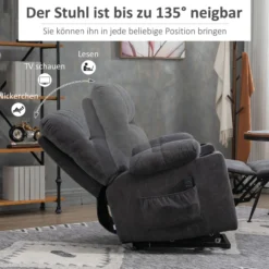 Sessel mit Aufstehhilfe Elektrischer Relaxsessel mit Massagefunktion