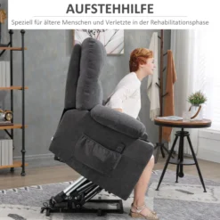Sessel mit Aufstehhilfe Elektrischer Relaxsessel mit Massagefunktion