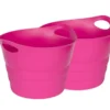 Set: 2 x Kreher Multifunktionskorb "Honey" 42 Liter (Pink)