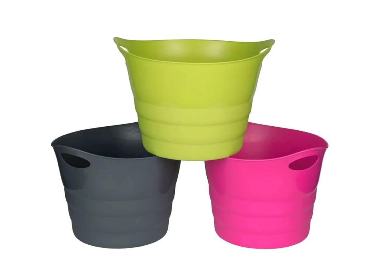 Set: 2 x Kreher Multifunktionskorb "Honey" 42 Liter (Pink)