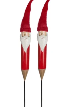 S/2 Gartenstecker Santa