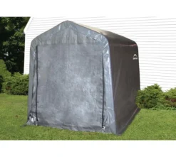 ShelterLogic Foliengerätehaus 5,4 m² grau
