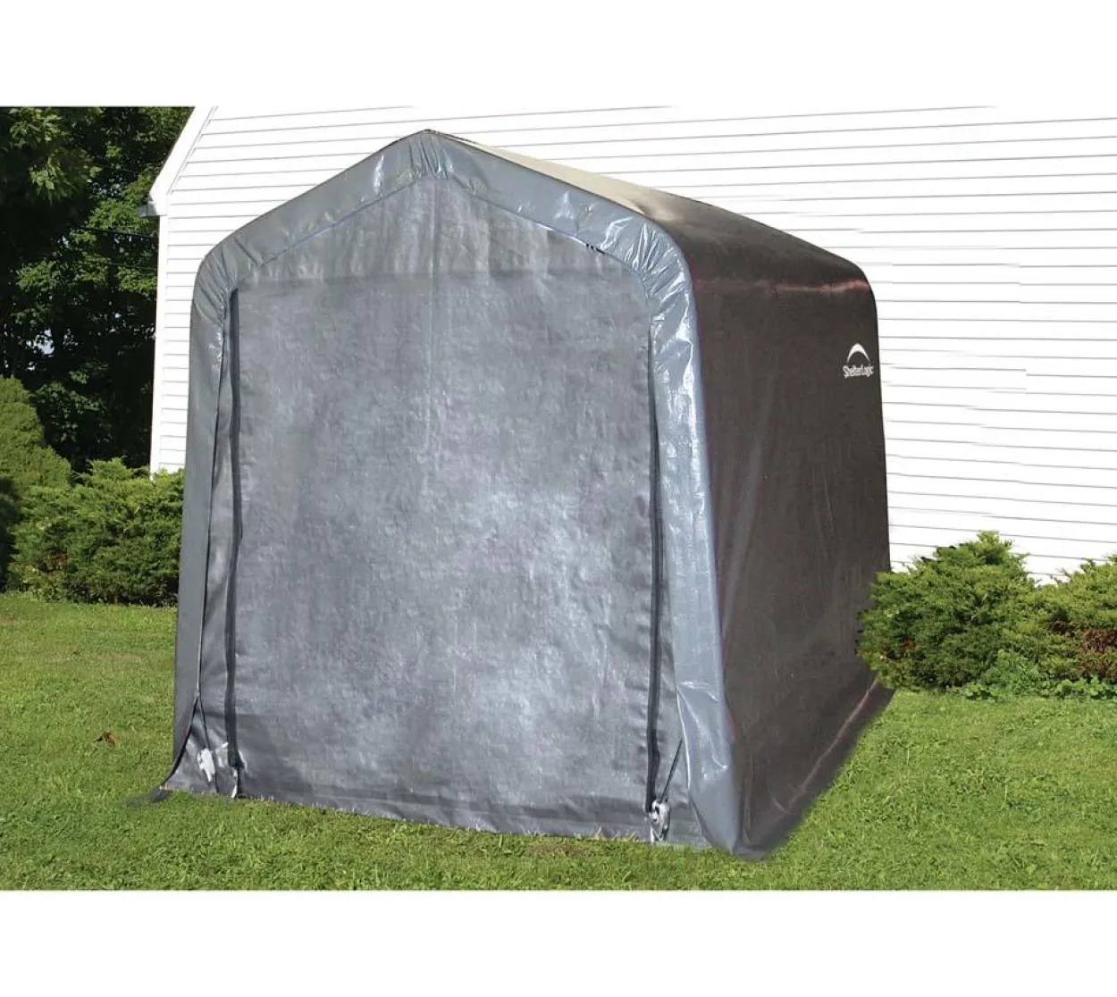 ShelterLogic Foliengerätehaus 5,4 m² grau
