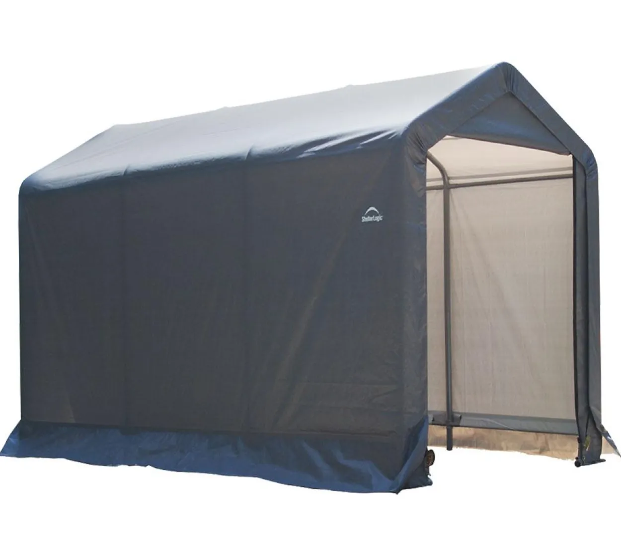 ShelterLogic Foliengerätehaus 5,4 m² grau