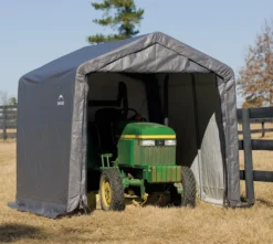 ShelterLogic Foliengerätehaus 9 m² grau