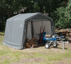ShelterLogic Foliengerätehaus 9 m² grau