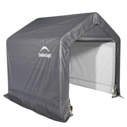 ShelterLogic Foliengerätehaus 3,24 m² grau