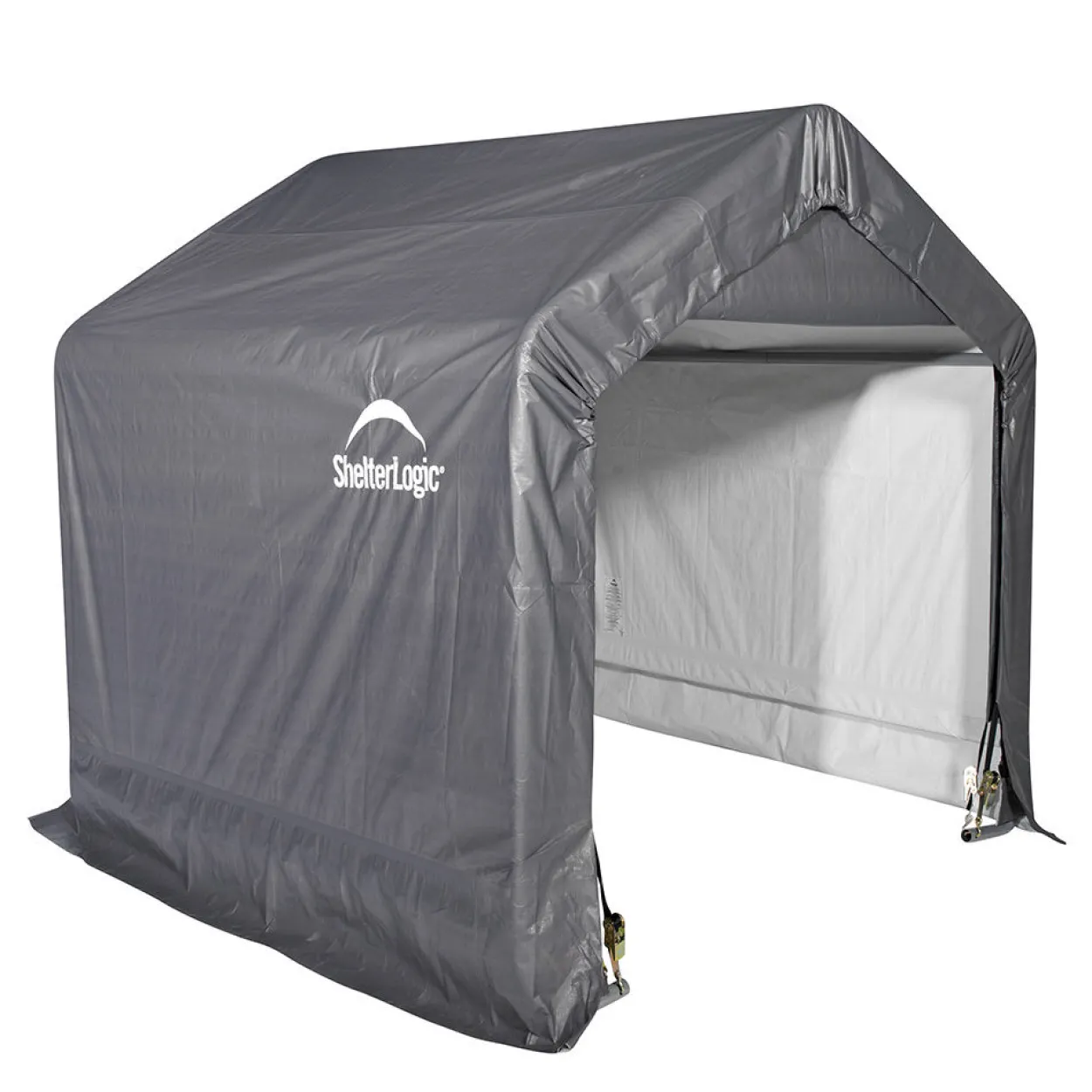 ShelterLogic Foliengerätehaus 3,24 m² grau
