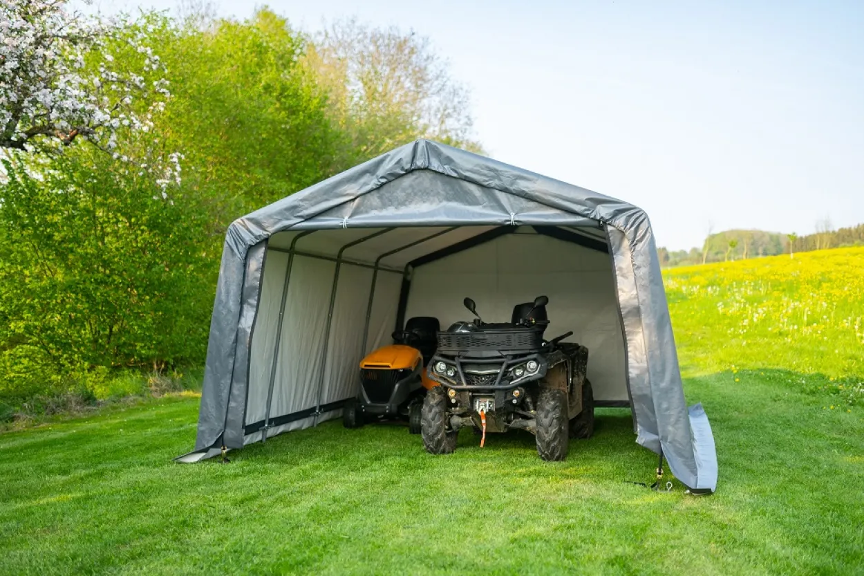 Shelter Logic Weidezelt Garage 18 m²
