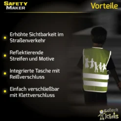 Sicherheitsweste 3-6 Jahre EN1