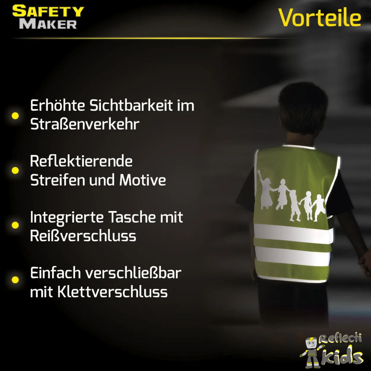 Sicherheitsweste 3-6 Jahre EN1
