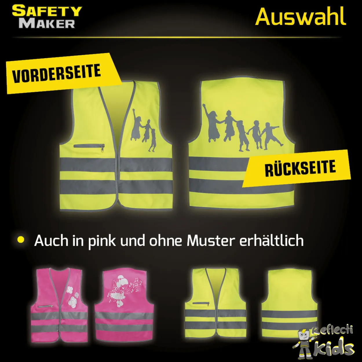 Sicherheitsweste 3-6 Jahre EN1