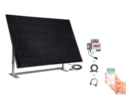 Sichtschutz SolarScreen ECOsurface 445Wp Solarmodul 7-stufig verstellbar, Balkonkraftwerk