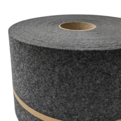 Sichtschutzstreifen Design Vlies für Doppelstabmatten Schwarzgrau 26m