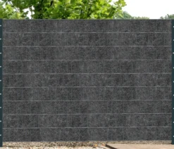 Sichtschutzstreifen Design Vlies für Doppelstabmatten Anthrazit