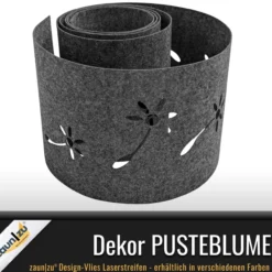 Sichtschutzstreifen Design Vlies dekor Pusteblume Einzelstreifen