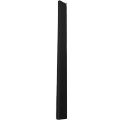 Sichtschutzstreifen Klemmschiene für Zaunblende Schwarz 1er Pack