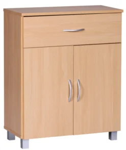 Sideboard Buche 60 x 75 cm mit 2 Türen & 1 Schublade