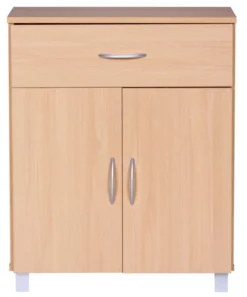 Sideboard Buche 60 x 75 cm mit 2 Türen & 1 Schublade