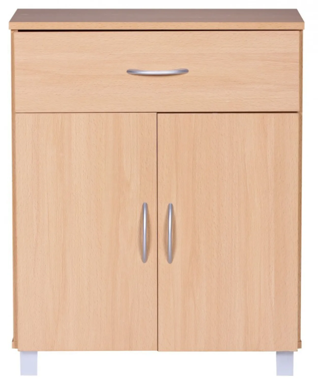 Sideboard Buche 60 x 75 cm mit 2 Türen & 1 Schublade
