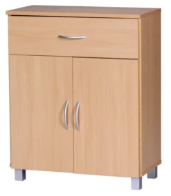 Sideboard Buche 60 x 75 cm mit 2 Türen & 1 Schublade