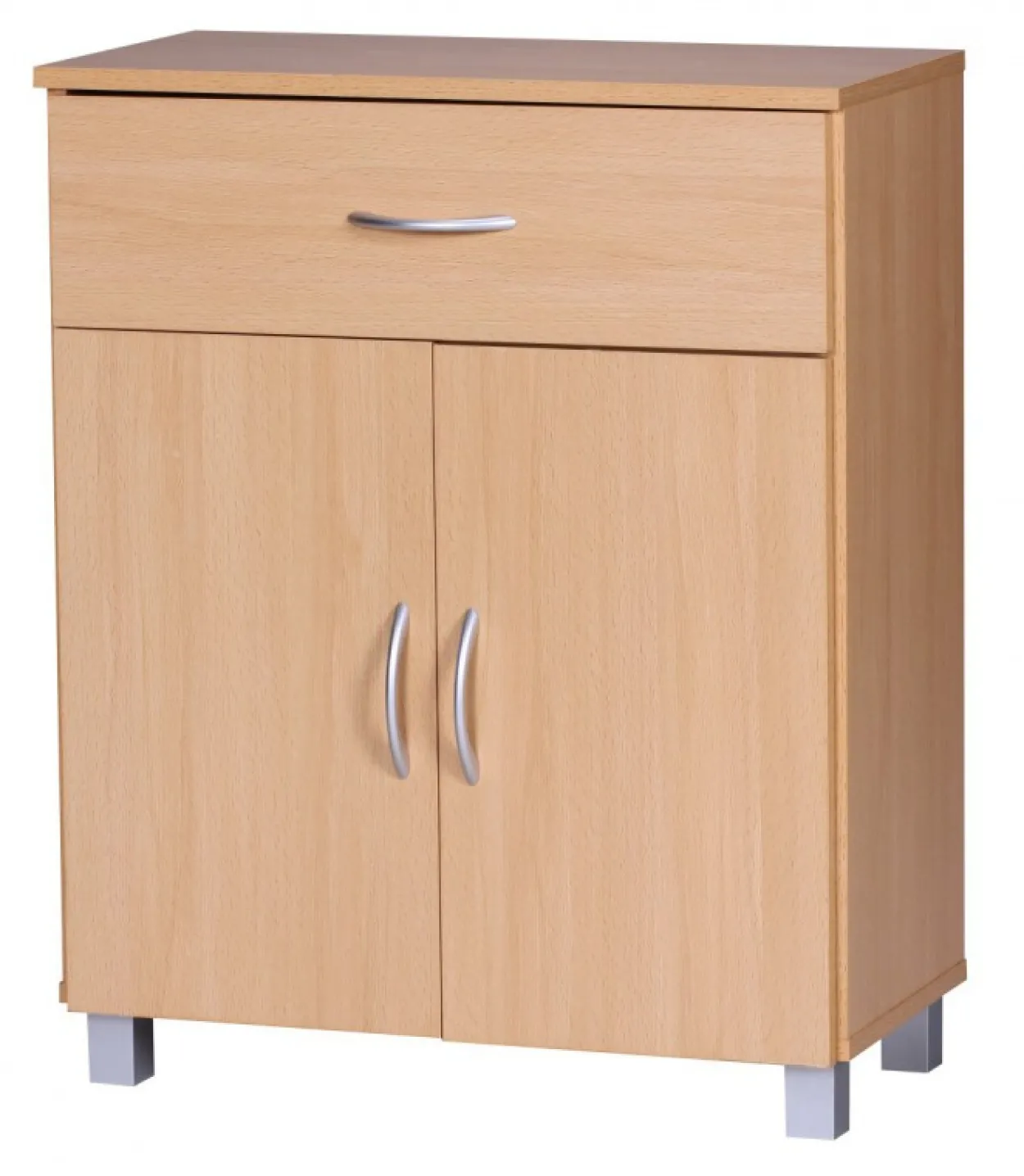 Sideboard Buche 60 x 75 cm mit 2 Türen & 1 Schublade