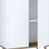 Sideboard "Landos" Weiß/Honig-Eiche