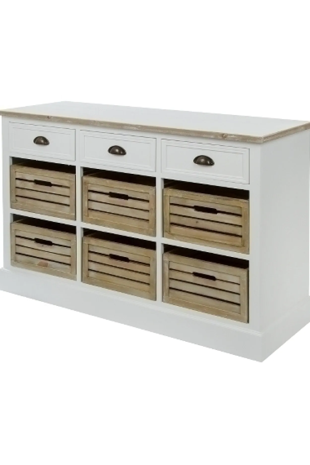 Sideboard "Provence", mit 3 Schubladen und 6