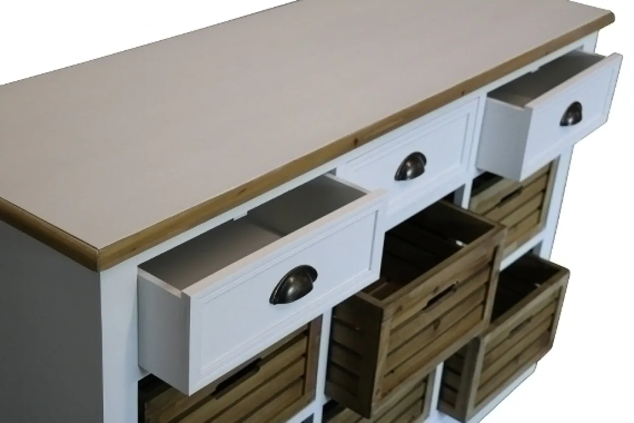 Sideboard "Provence", mit 3 Schubladen und 6