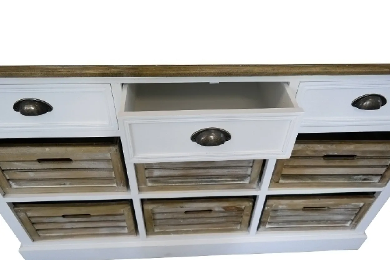 Sideboard "Provence", mit 3 Schubladen und 6