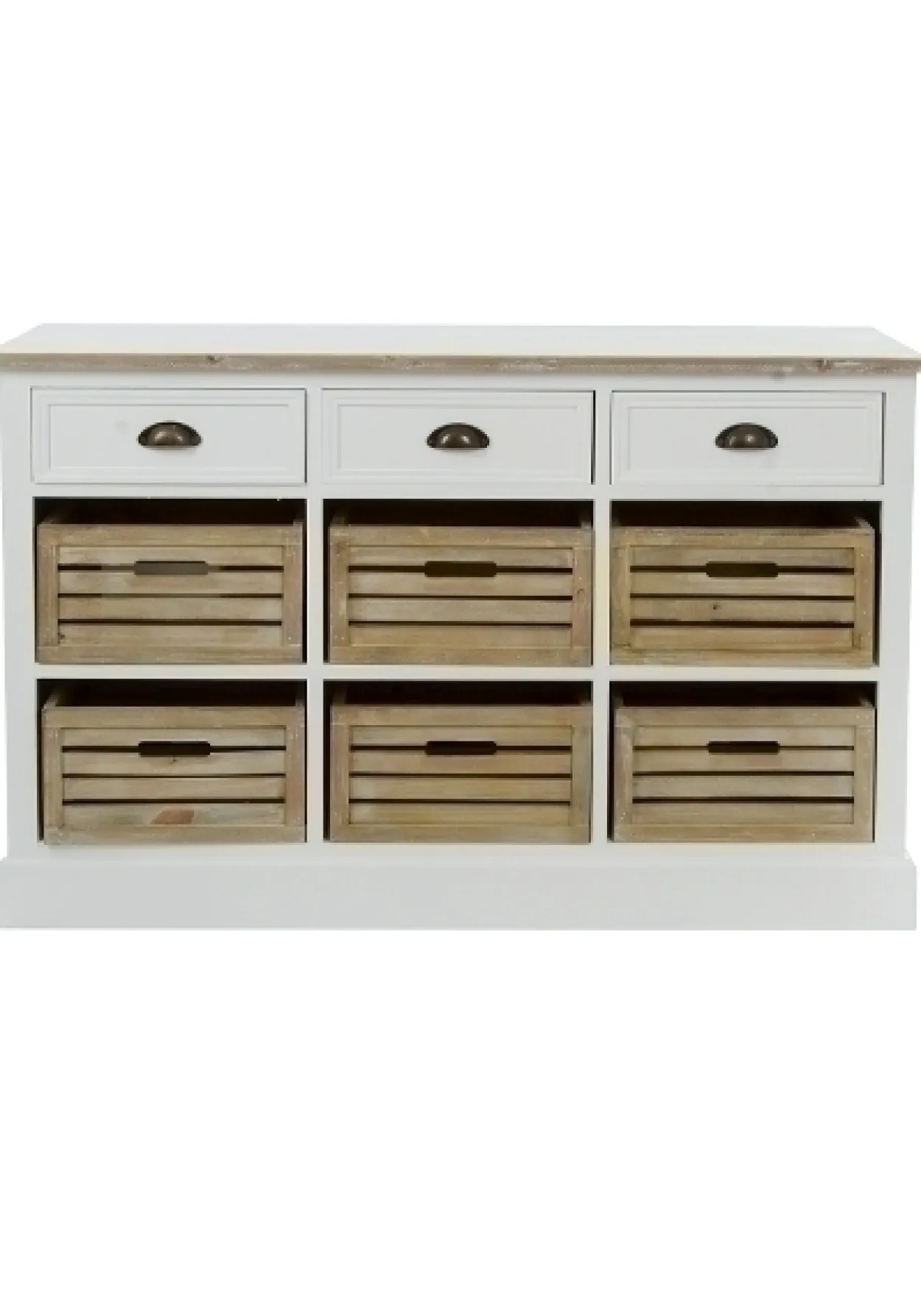 Sideboard "Provence", mit 3 Schubladen und 6