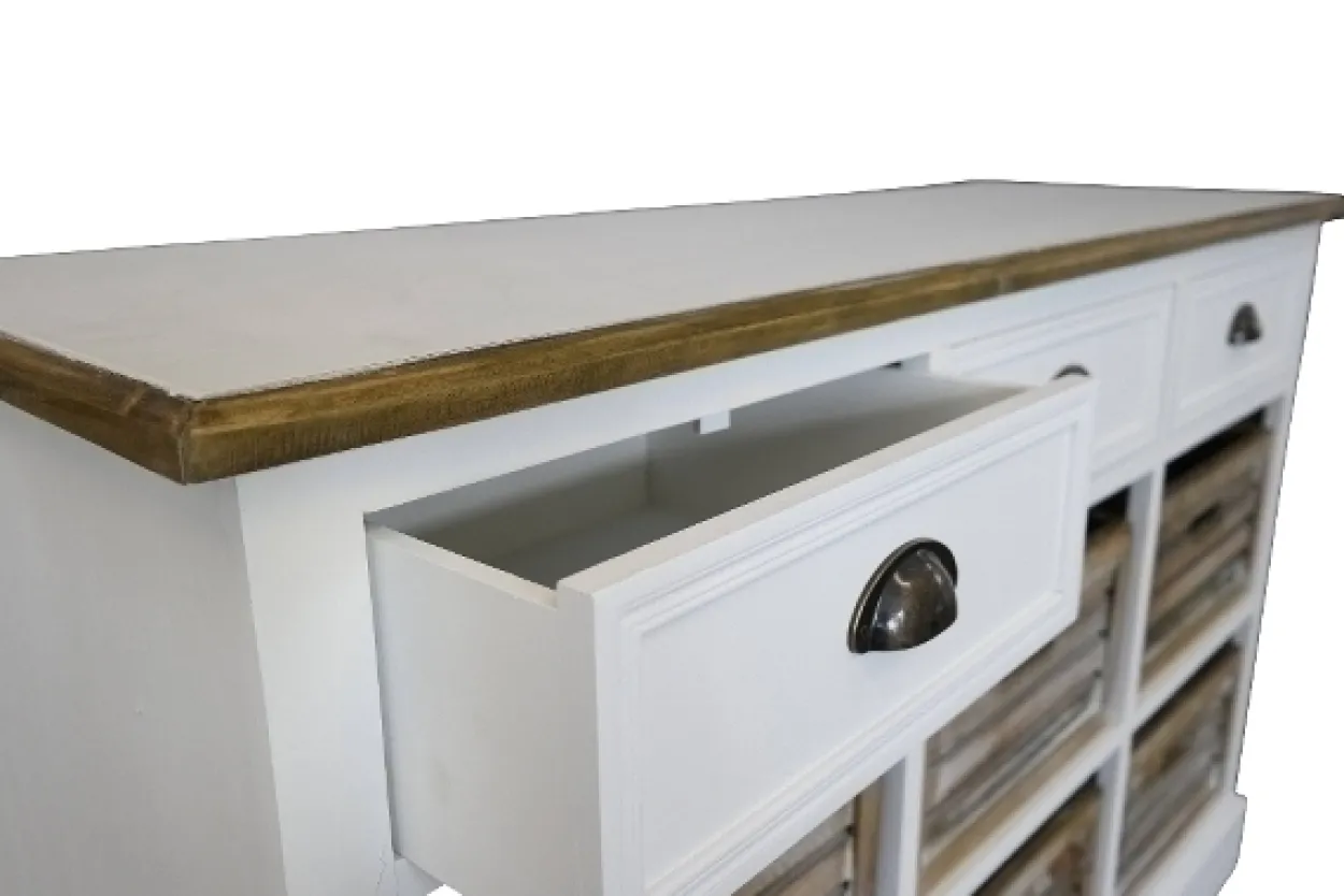 Sideboard "Provence", mit 3 Schubladen und 6