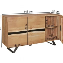 Sideboard SATARA 148x85x43cm