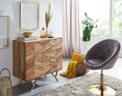 Sideboard 90 x 86 x 40 cm Braun