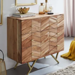 Sideboard 90 x 86 x 40 cm Braun