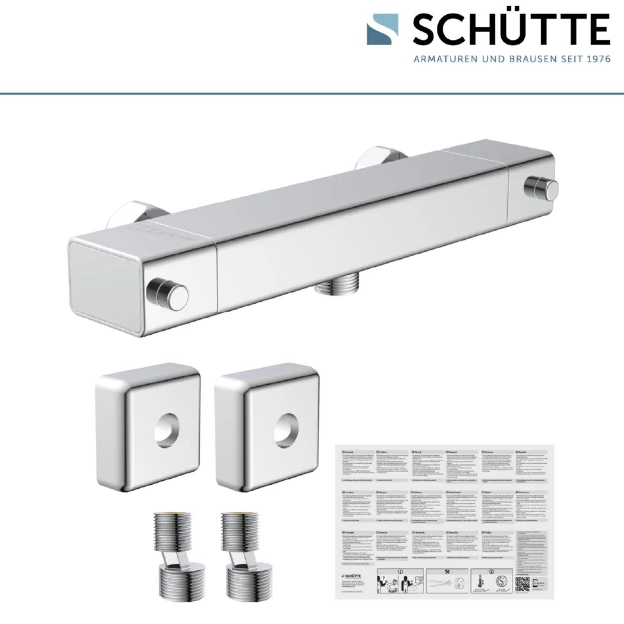 SIGNO Thermostat Duscharmatur Chrom