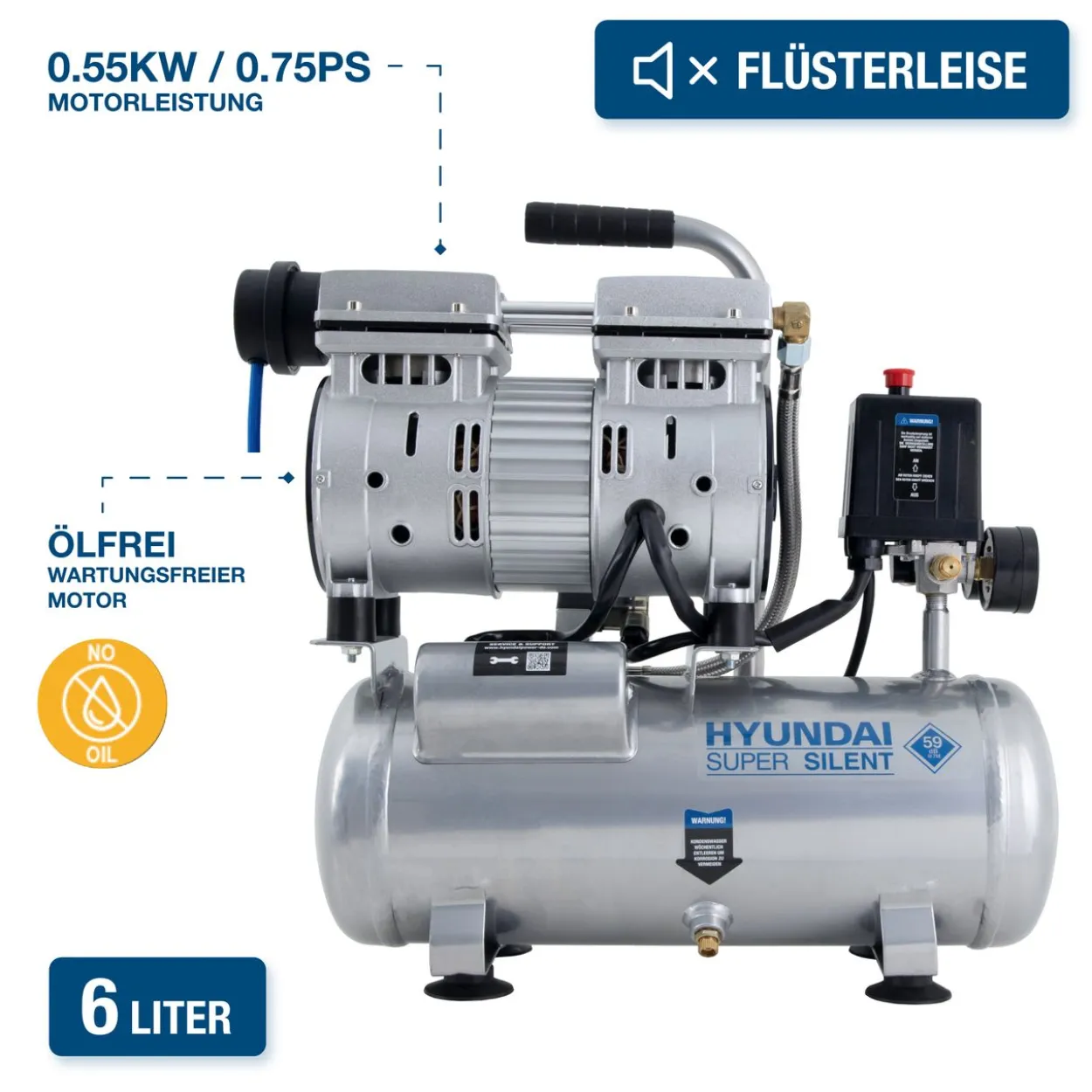 Silent Kompressor SAC55751