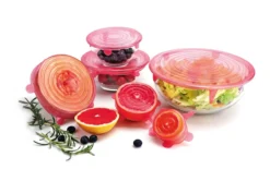 Silikondeckel 12er Set rund