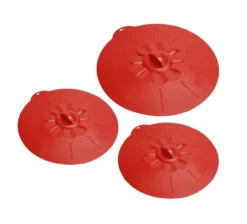 Silikondeckel 3er Set rund