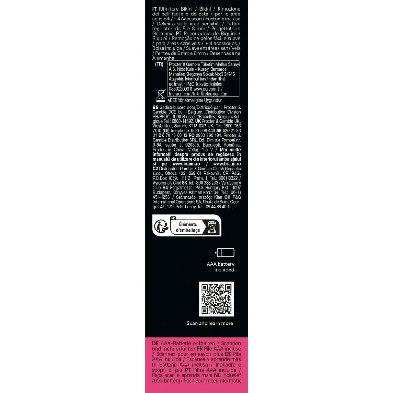 Silk-épil Bikini Styler FG1100