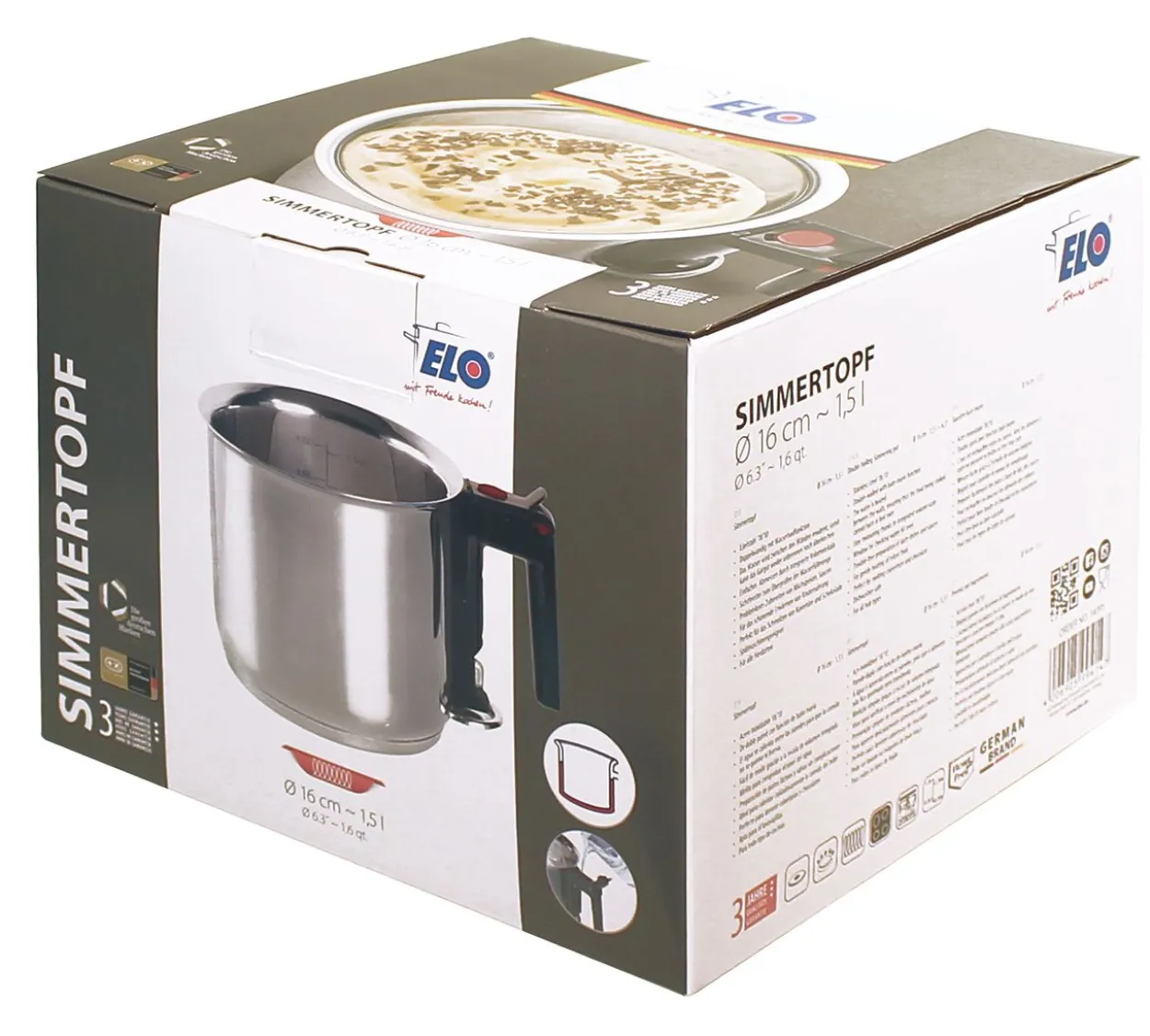 Simmertopf 16cm - 1,5L
