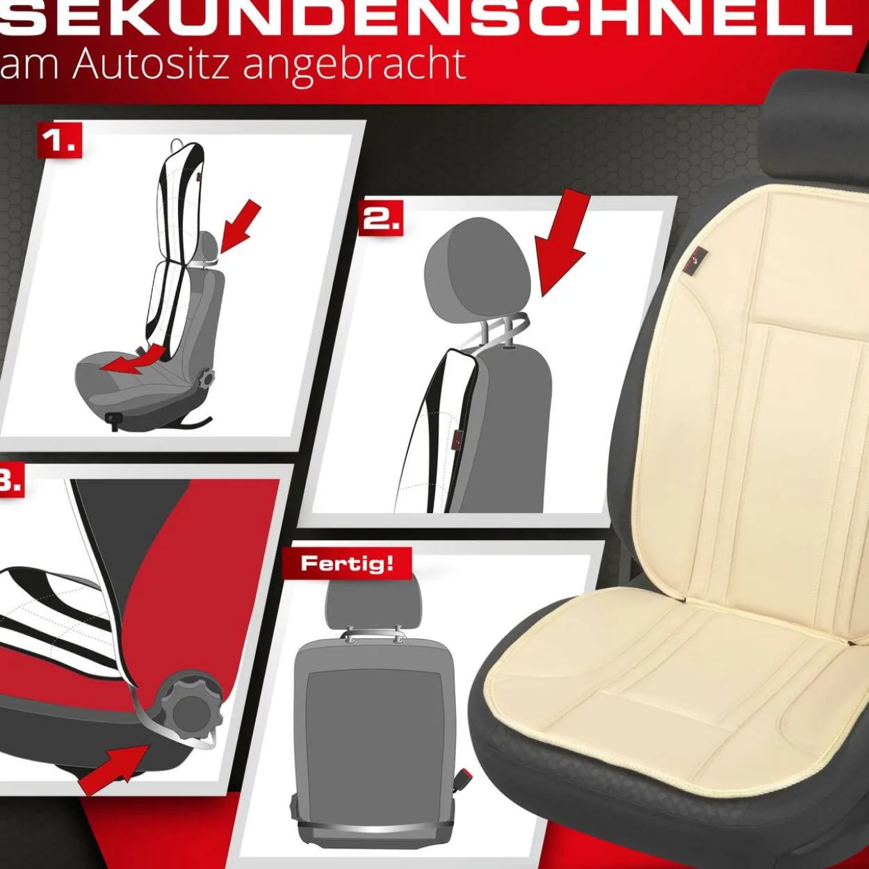 Sitzaufleger Ravenna beige